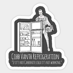 Vanth Refrigeration Sticker